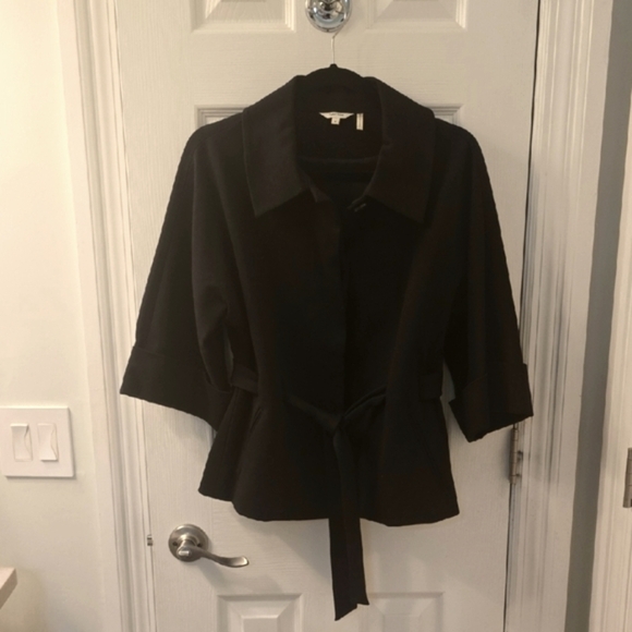 Tyler Boe EUC Timeless Black Jacket, Great Wardrobe Layering Piece, Size 6 (#14) - Picture 1 of 8